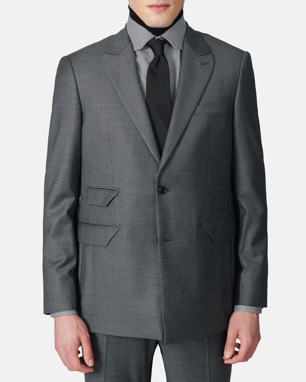 Bicolor Single Breasted Suit