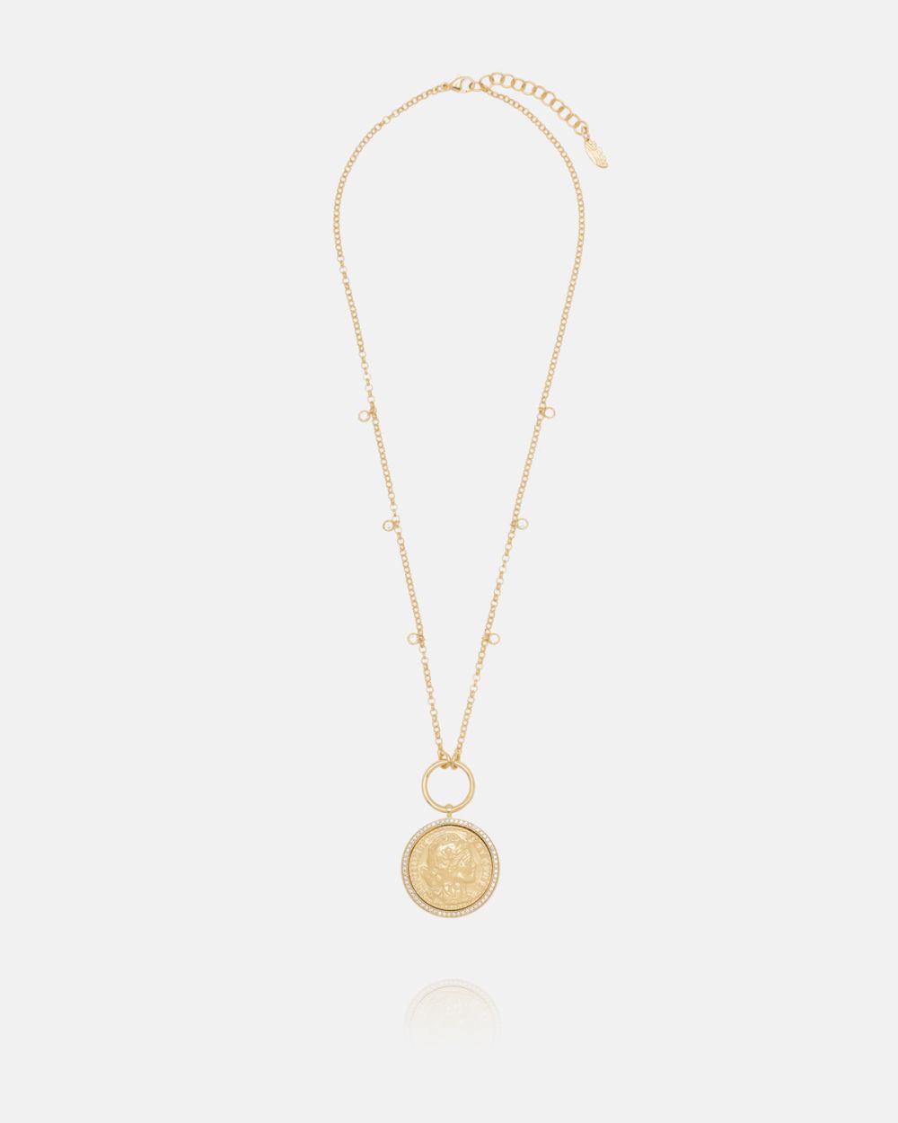 True Freedom Necklace in Gold Plated Silver with Zirconias