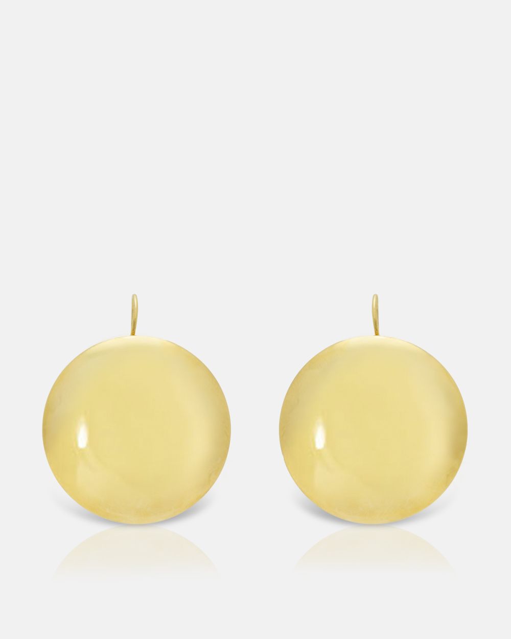 Bold Earrings in Gold Plated Silver