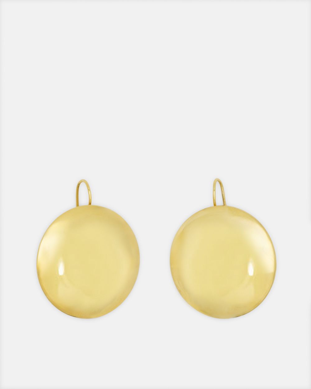 Bold Earrings in Gold Plated Silver