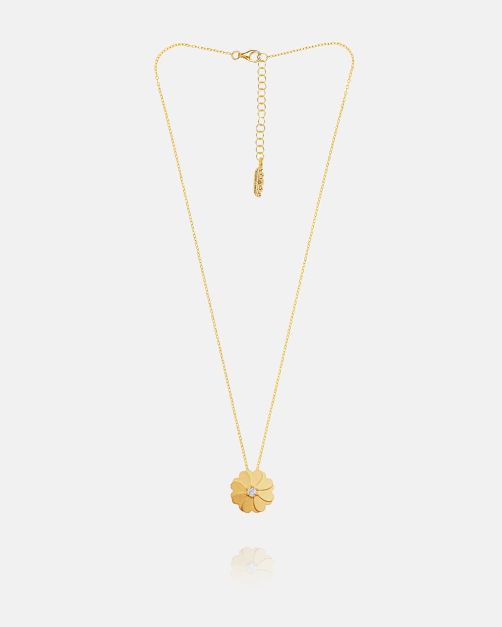 Unconditional Necklace in Golden Silver