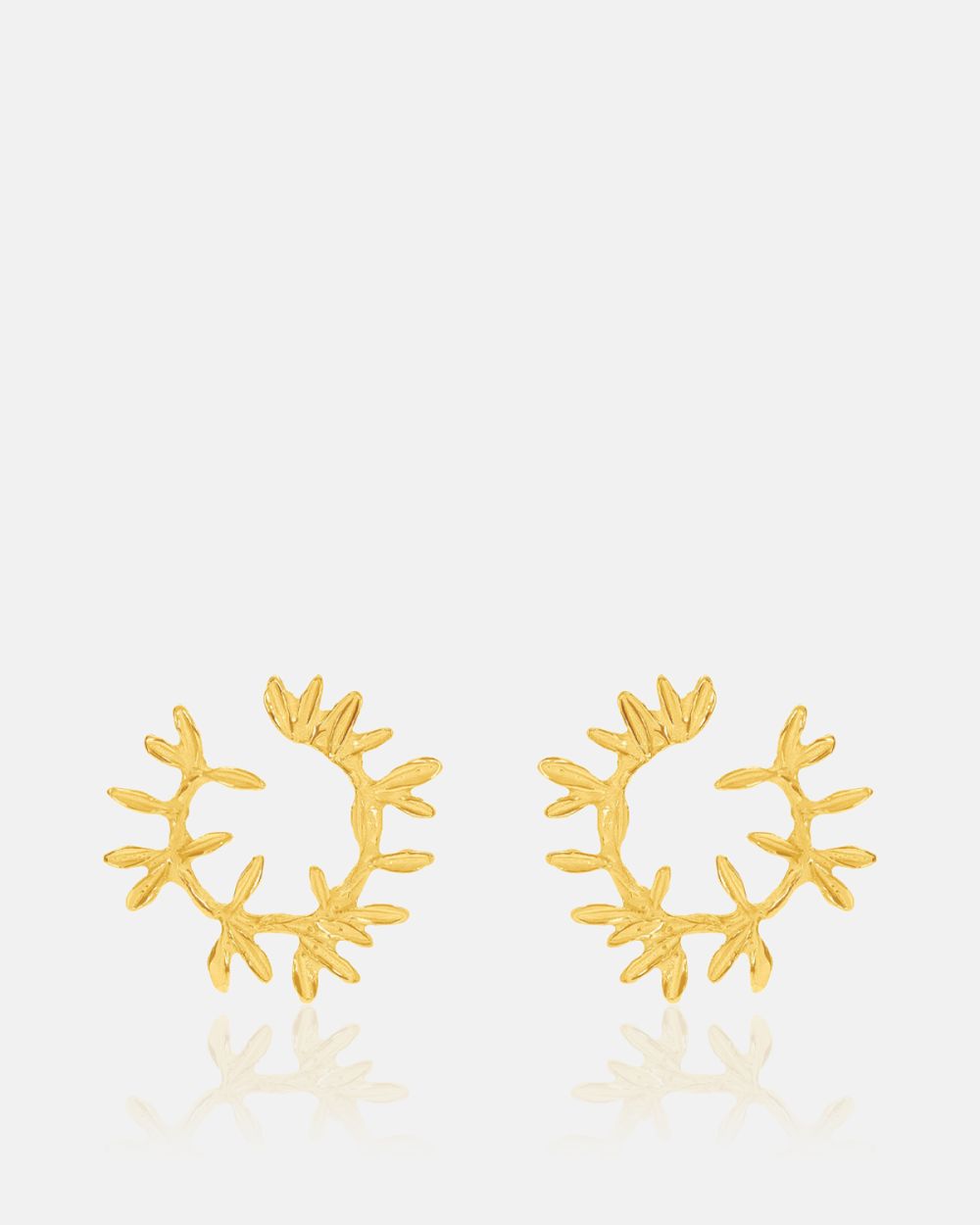Vida Earrings in Golden Silver