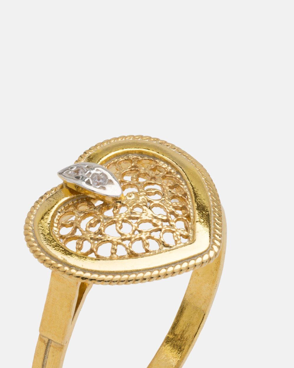 AJ Bicolor Gold Ring 80%