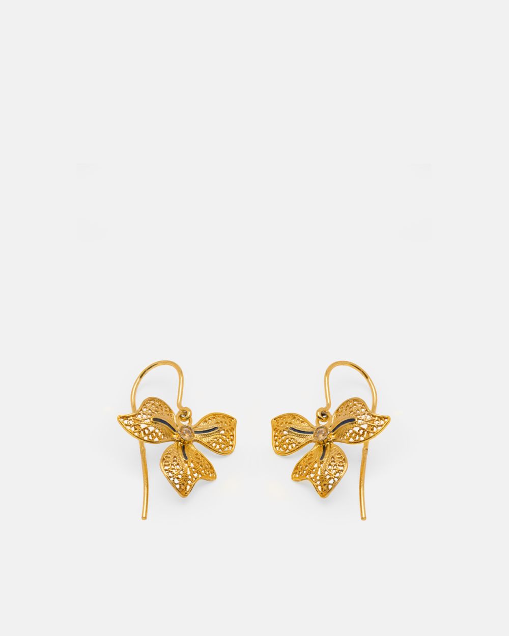 MAGNÓLIA Bicolor Gold Earings 80%