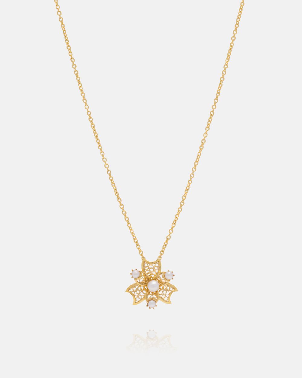 AJ Yellow Gold Necklace 80%