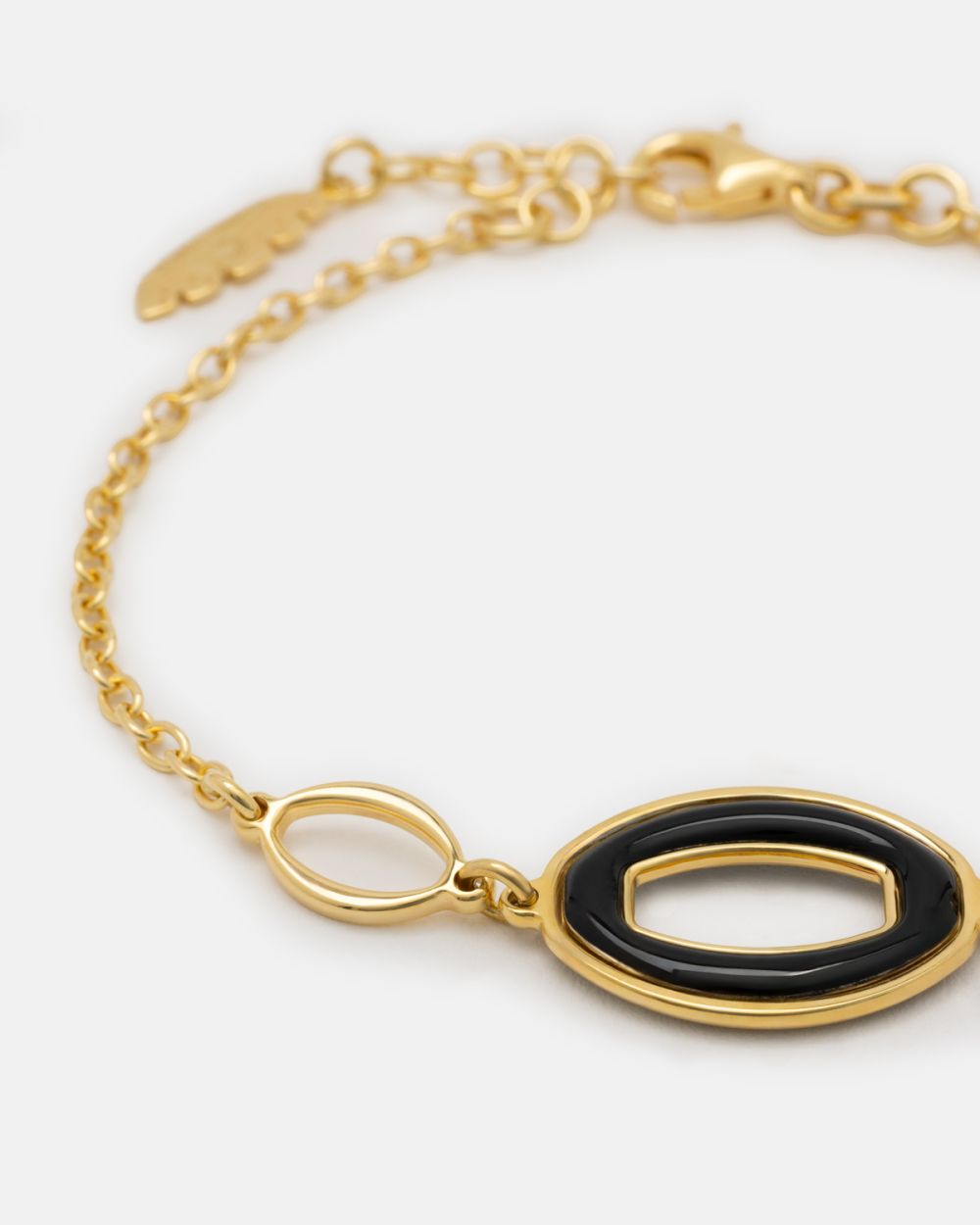 Moonless Bracelet in Gold Plated Silver
