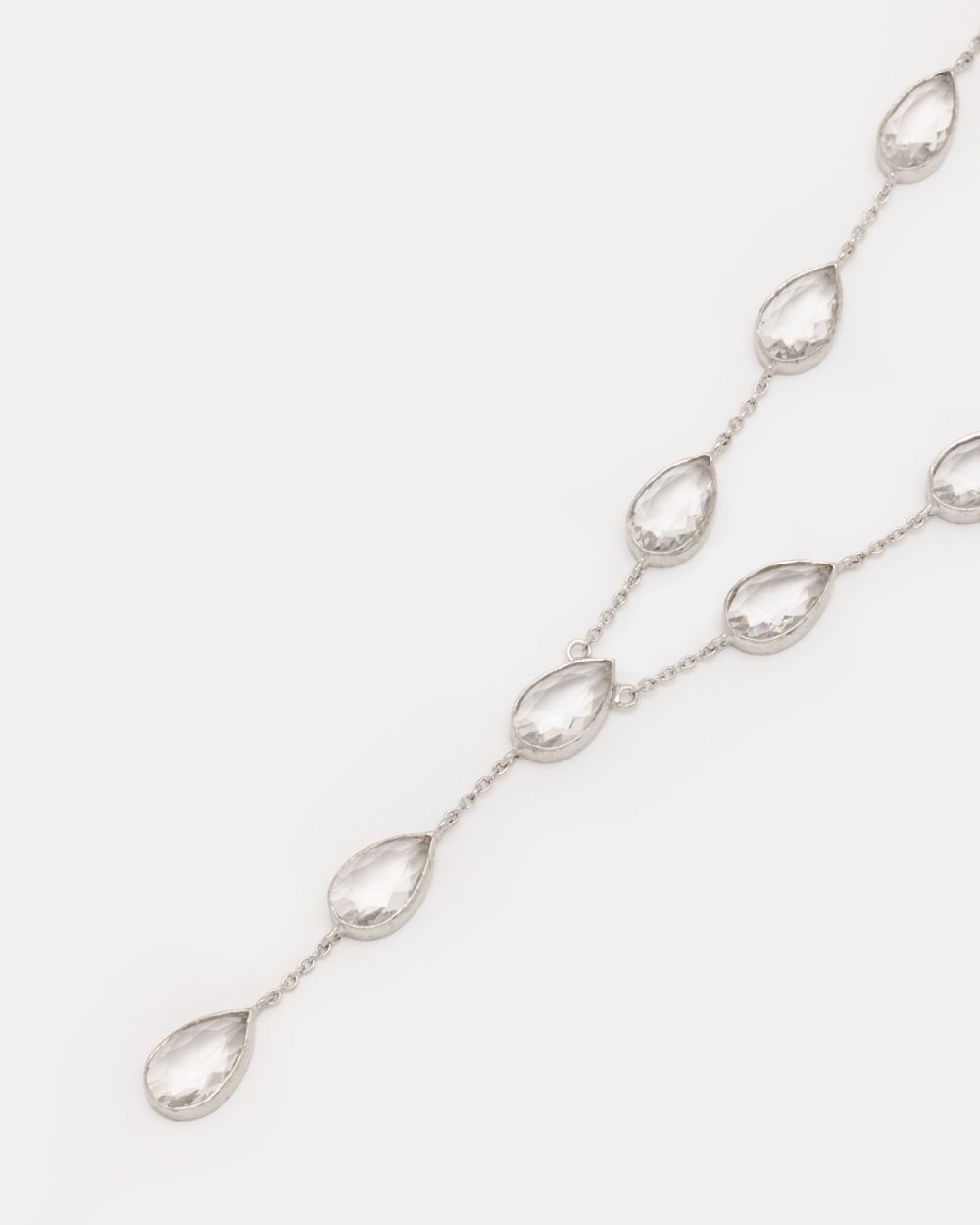 Pure Teardrop Necklace in Silver