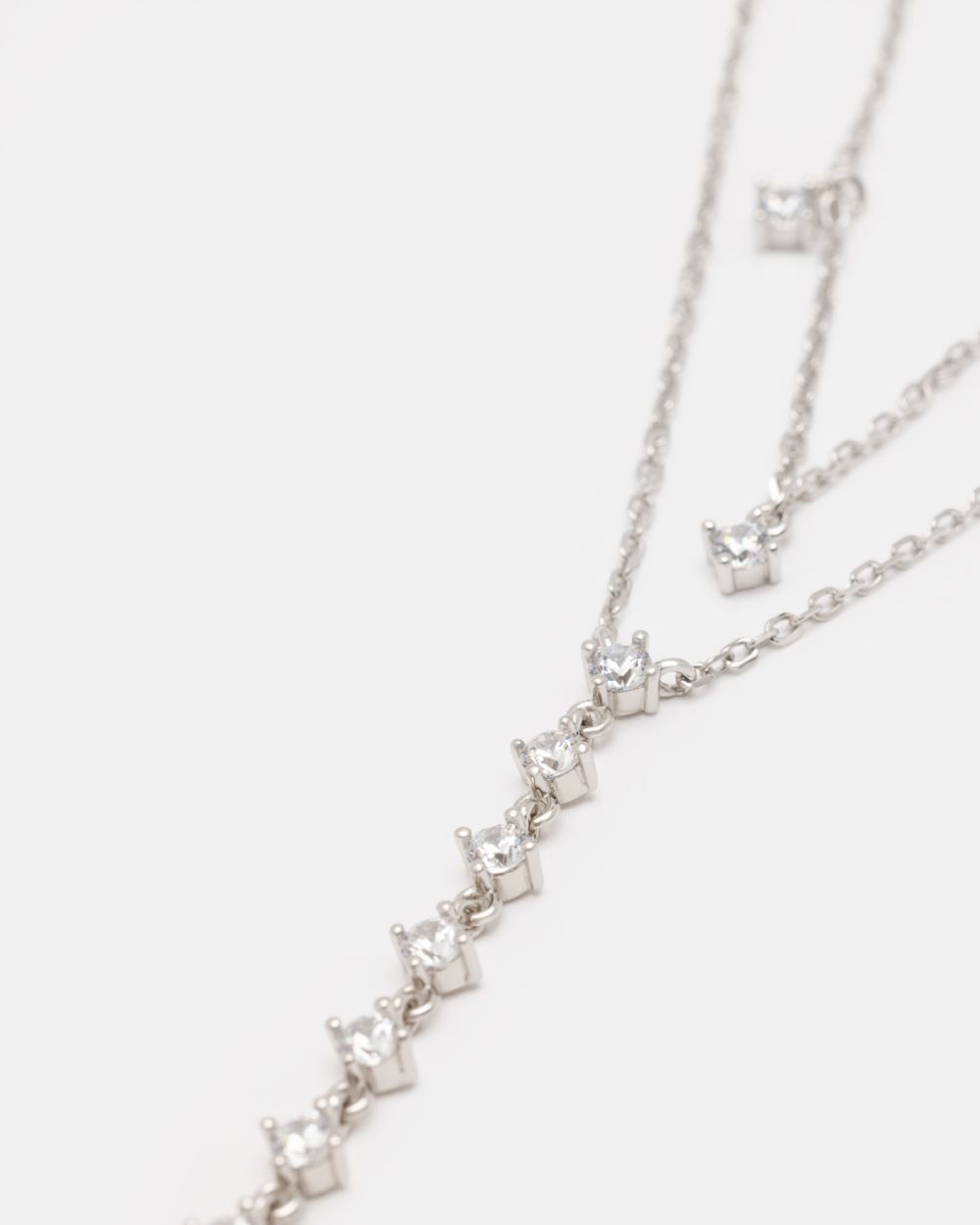 Sparkling Necklace in Silver