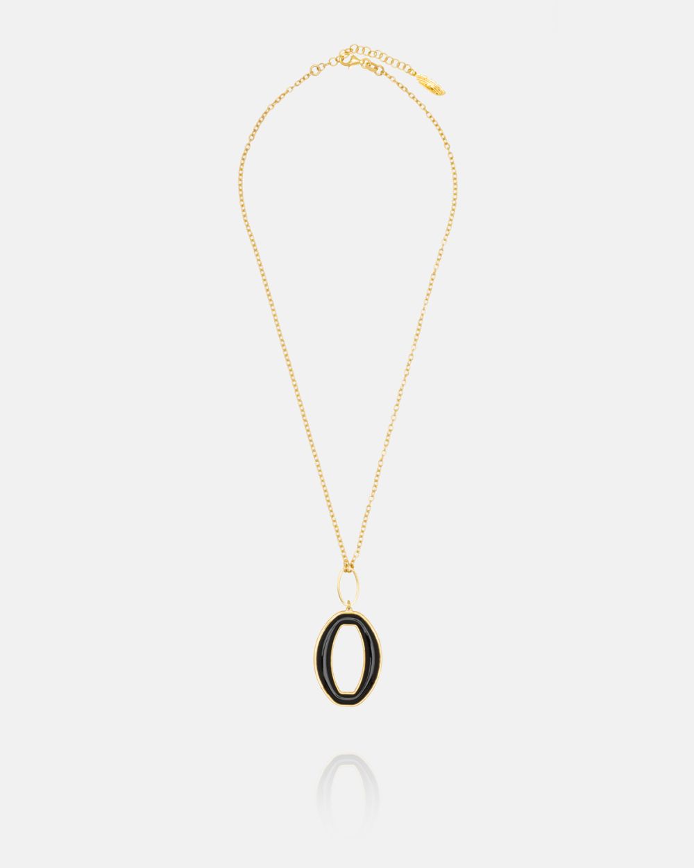 Moonless Necklace in Gold Plated Silver
