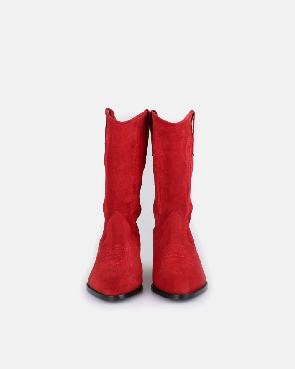 Aba Suede Red Medium Boot