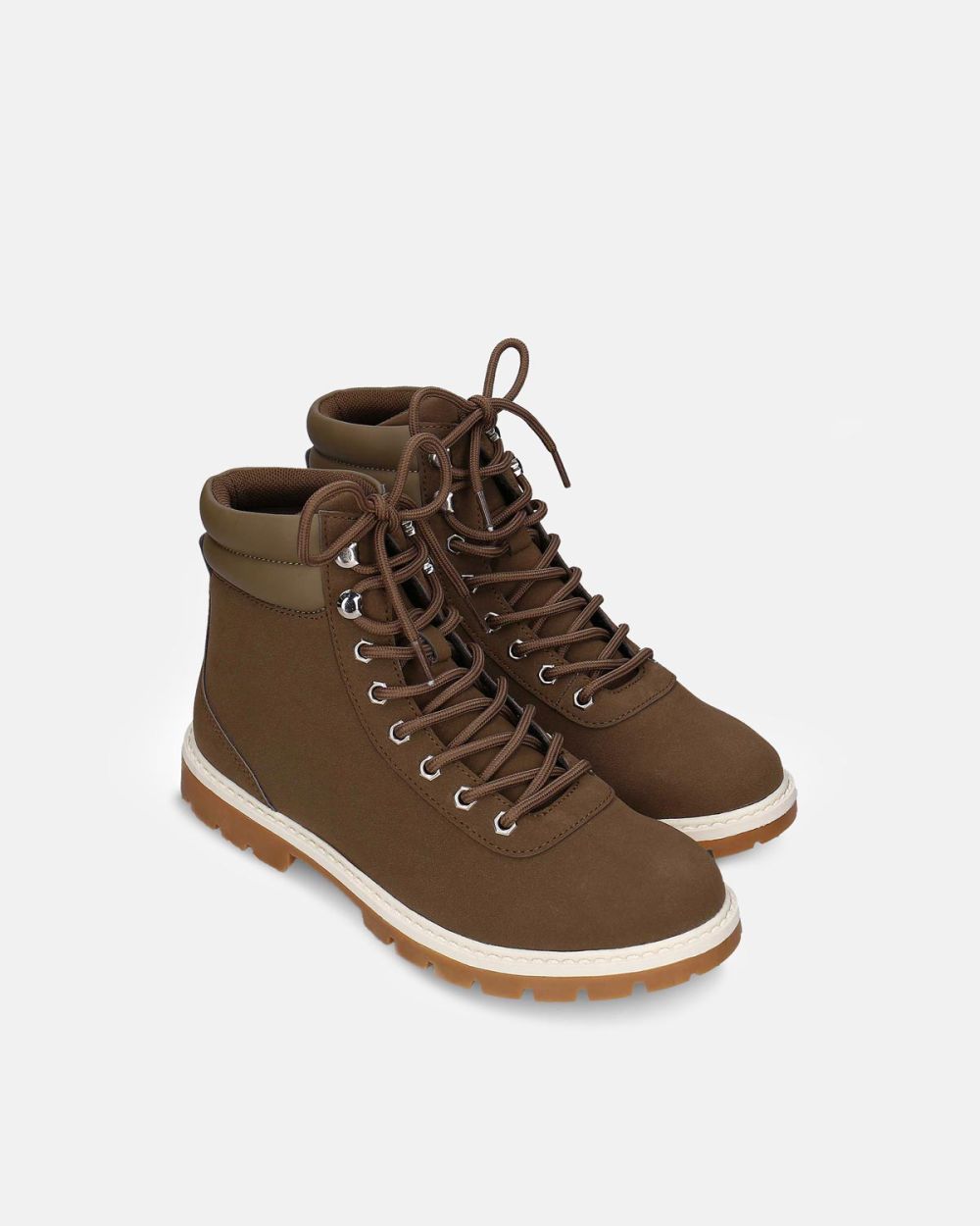 Adar Green Vegan Mountain Boots