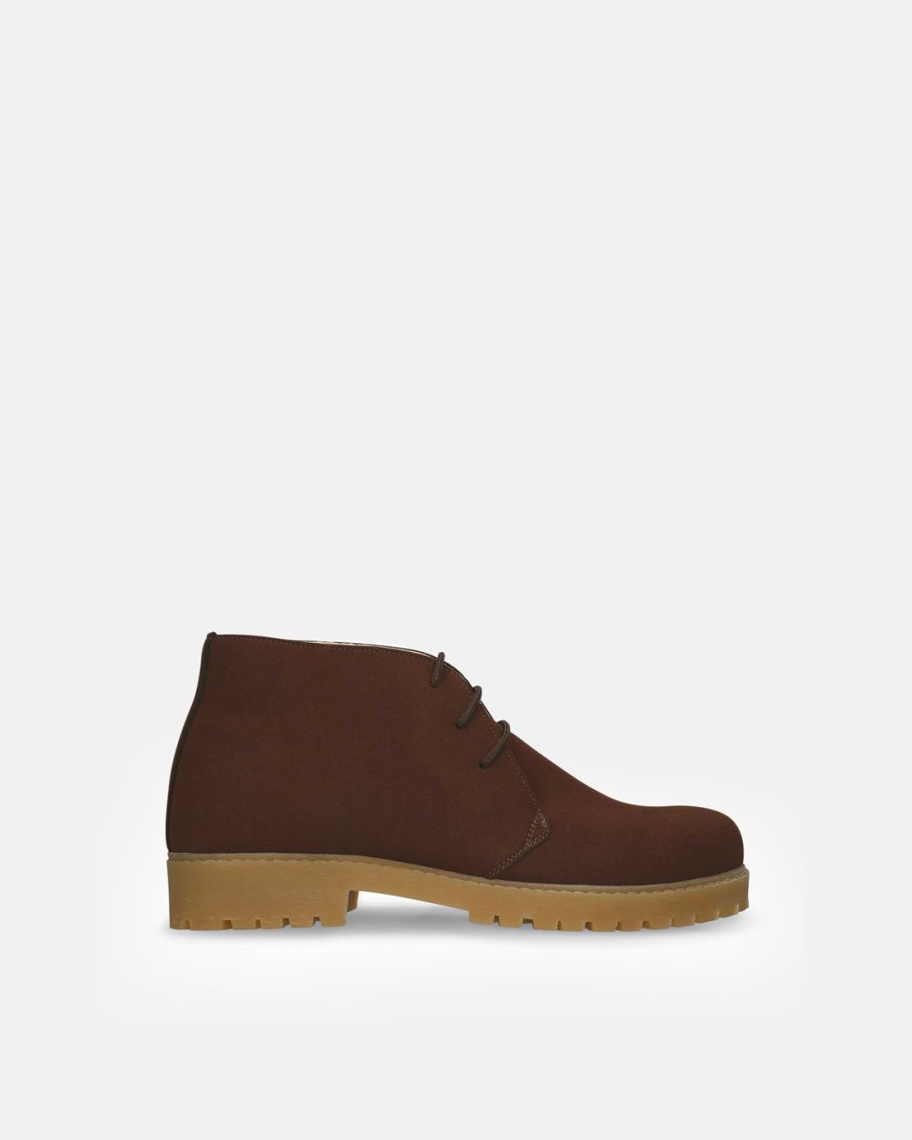 Agus Brown vegan desert boots ankle