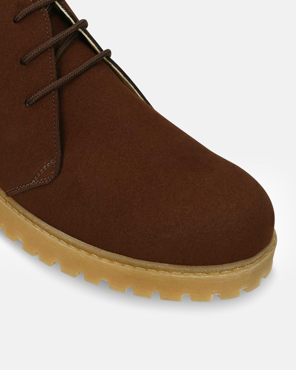 Agus Brown vegan desert boots ankle