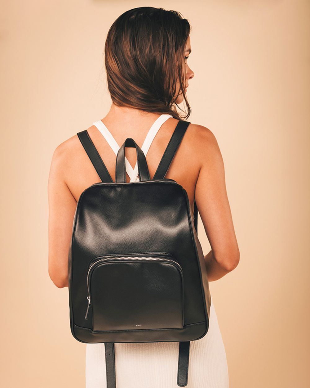 Mika Apple Leather Backpack