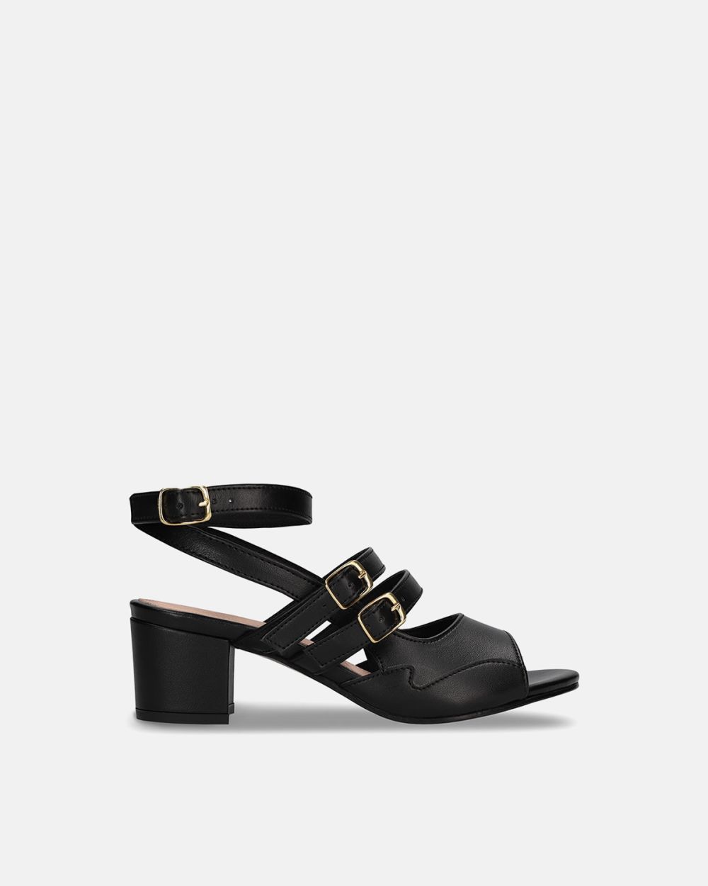 DEVAN Black Vegan Sandals