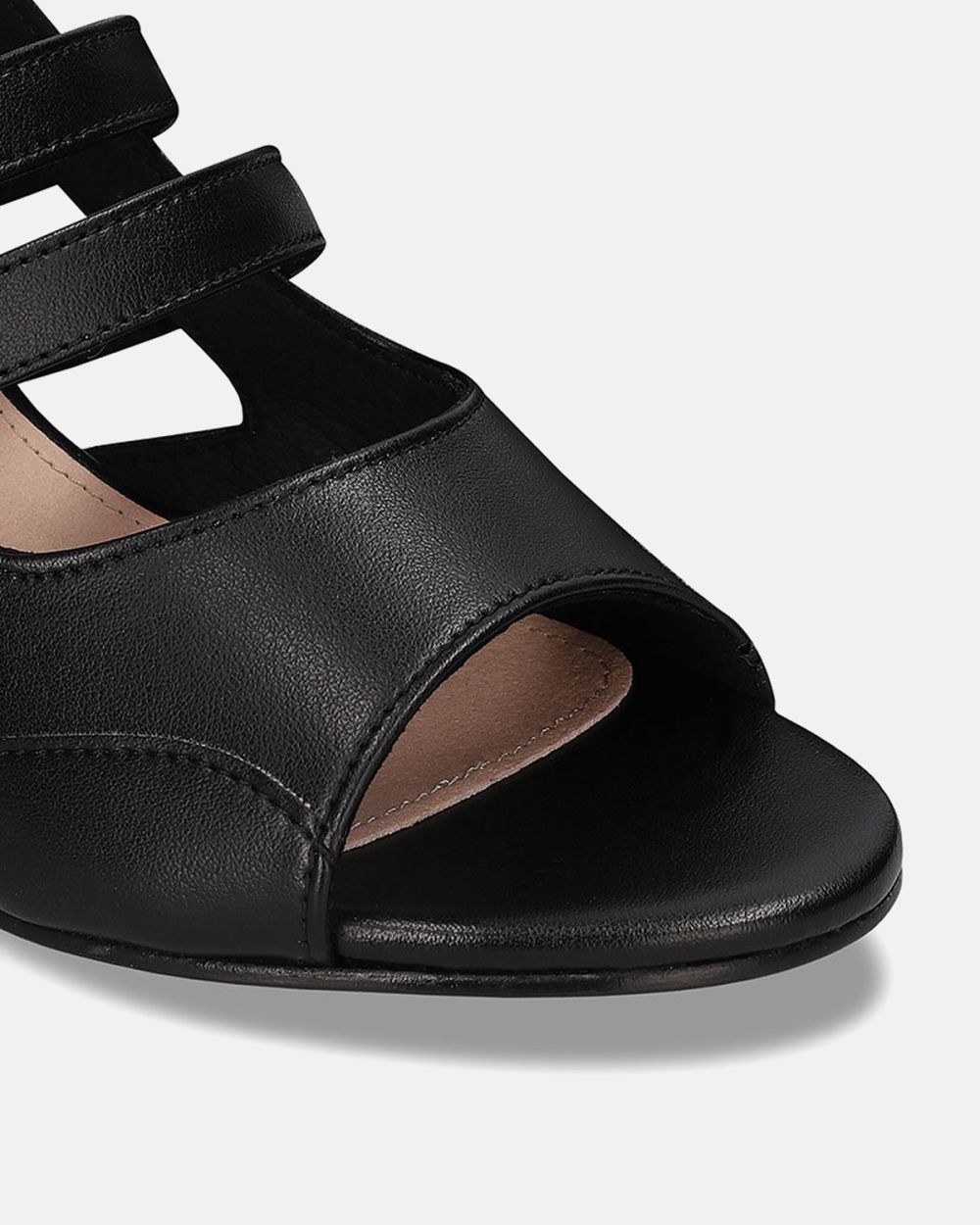 DEVAN Black Vegan Sandals