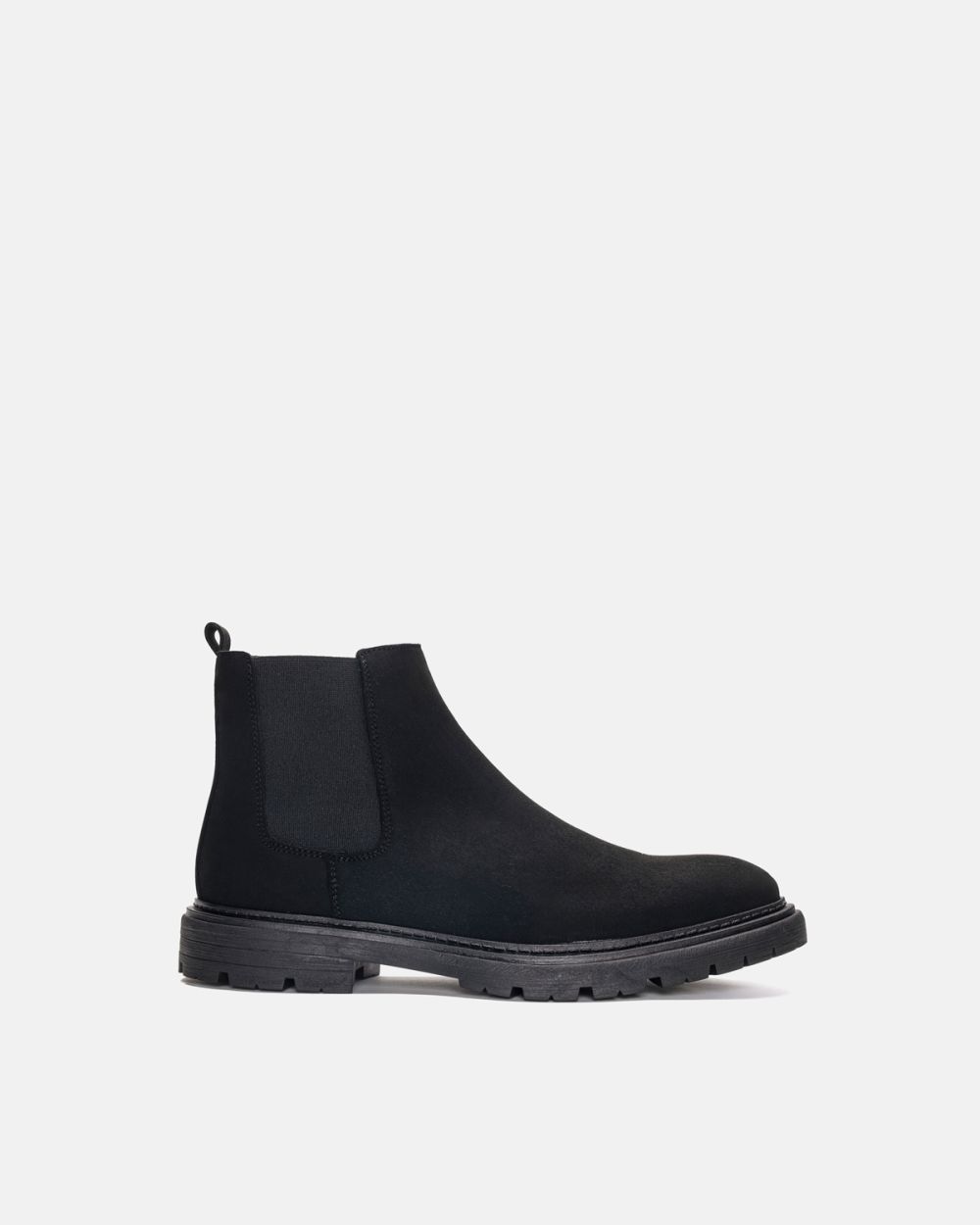 Faber Black vegan chelsea ankle boot