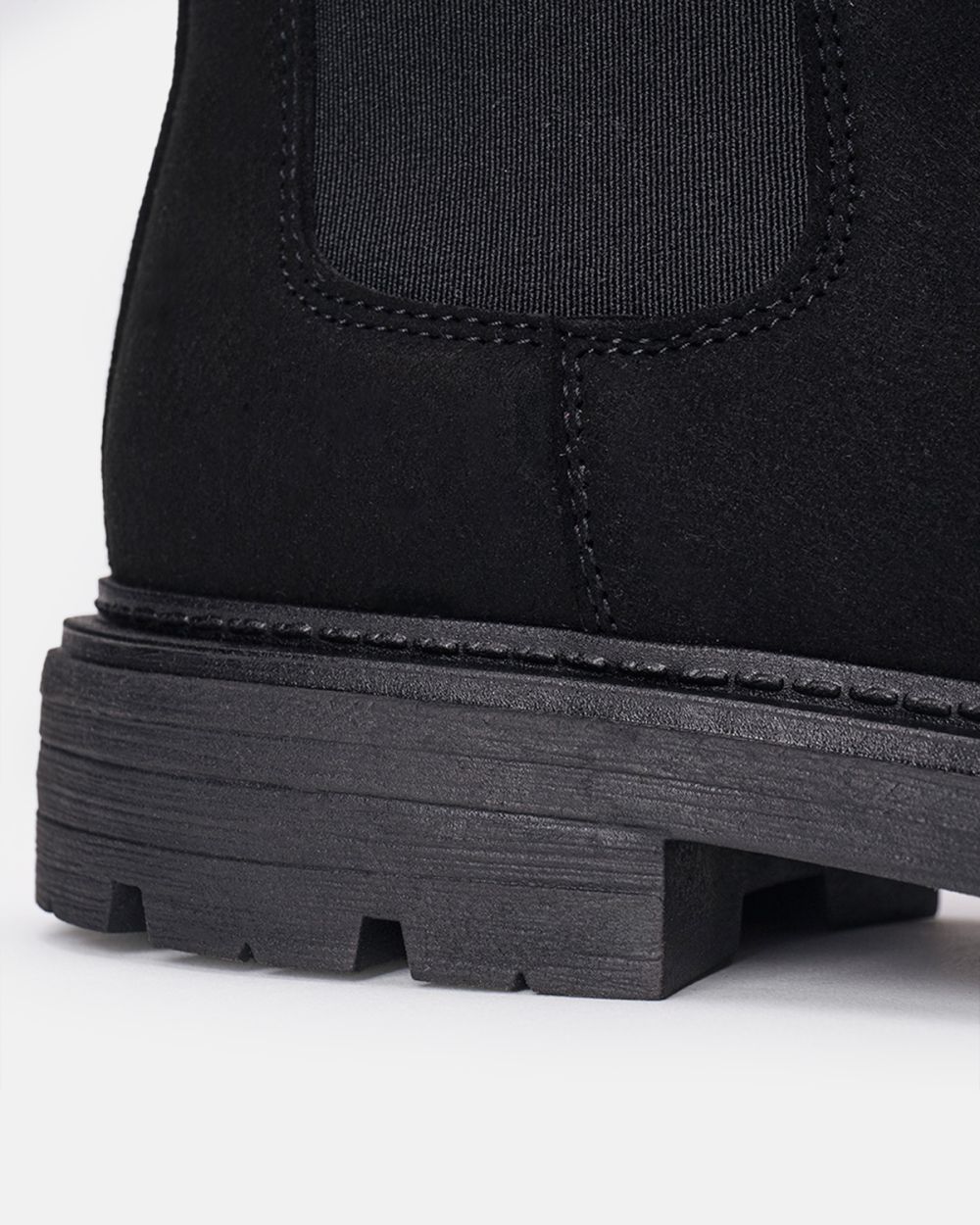 Faber Black vegan chelsea ankle boot