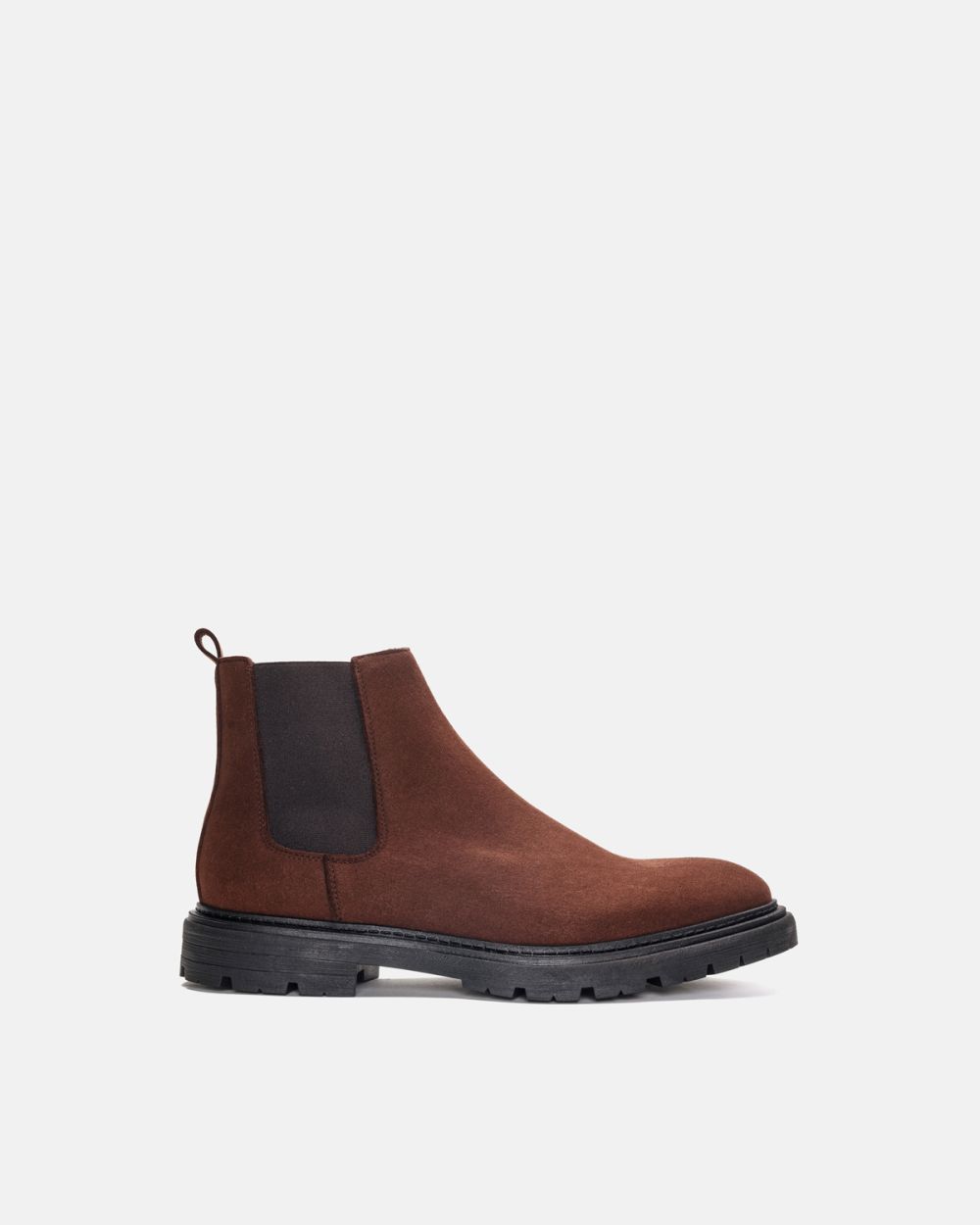 Faber Brown vegan chelsea ankle boot