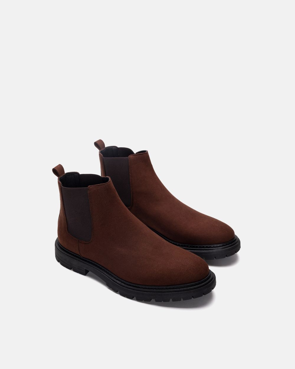 Faber Brown vegan chelsea ankle boot