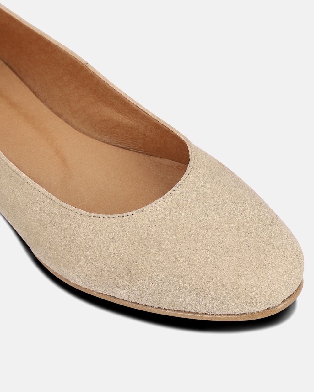 Fresia Beige low helled Vegan Ballerinas