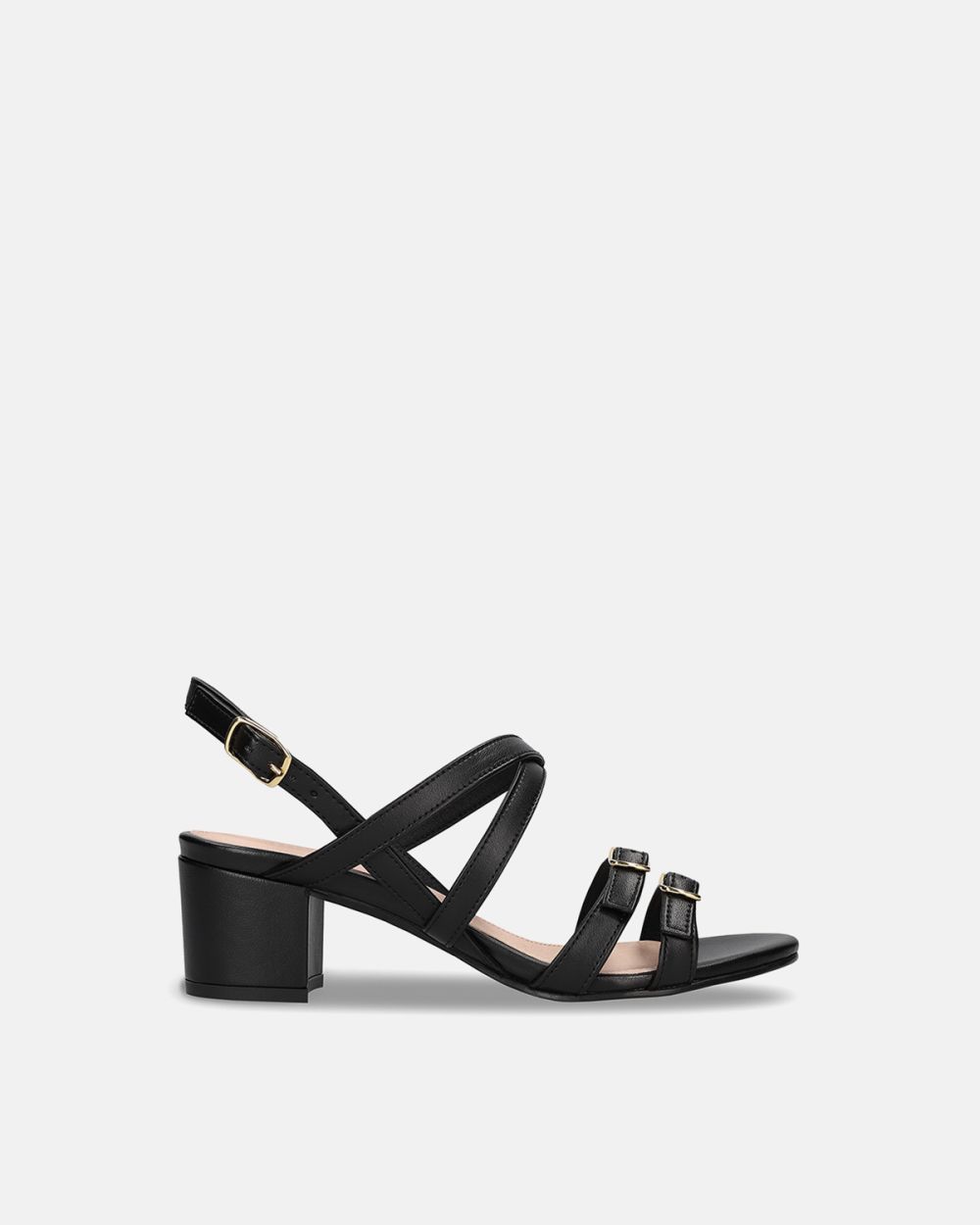 HEBEA Black Vegan Sandals