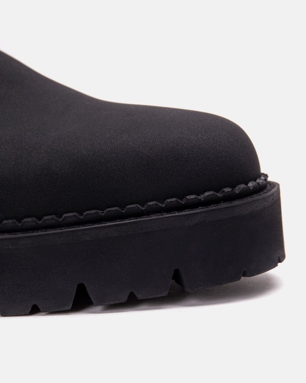 Helen Black Vegan Derby Plain Toe