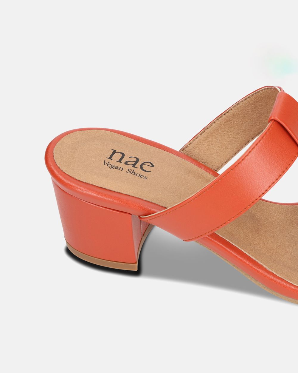 Iris Orange Vegan high-heeled Sandals