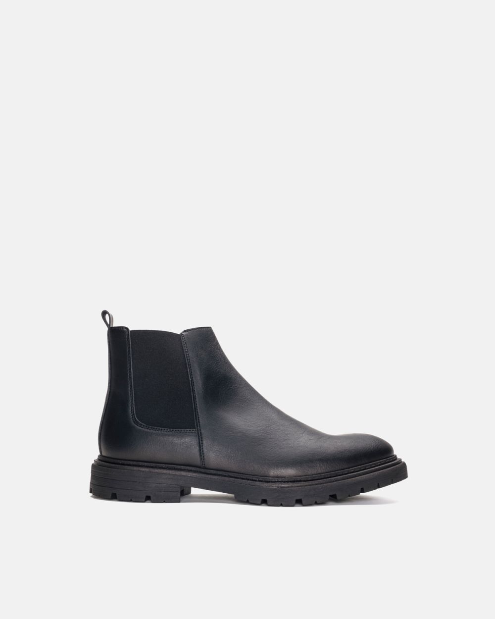 Lukas Black vegan chelsea ankle boot