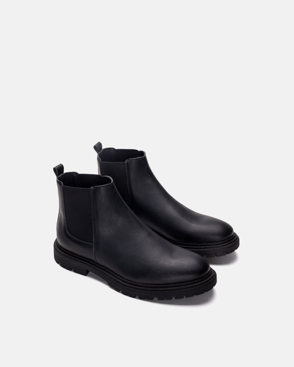 Lukas Black vegan chelsea ankle boot