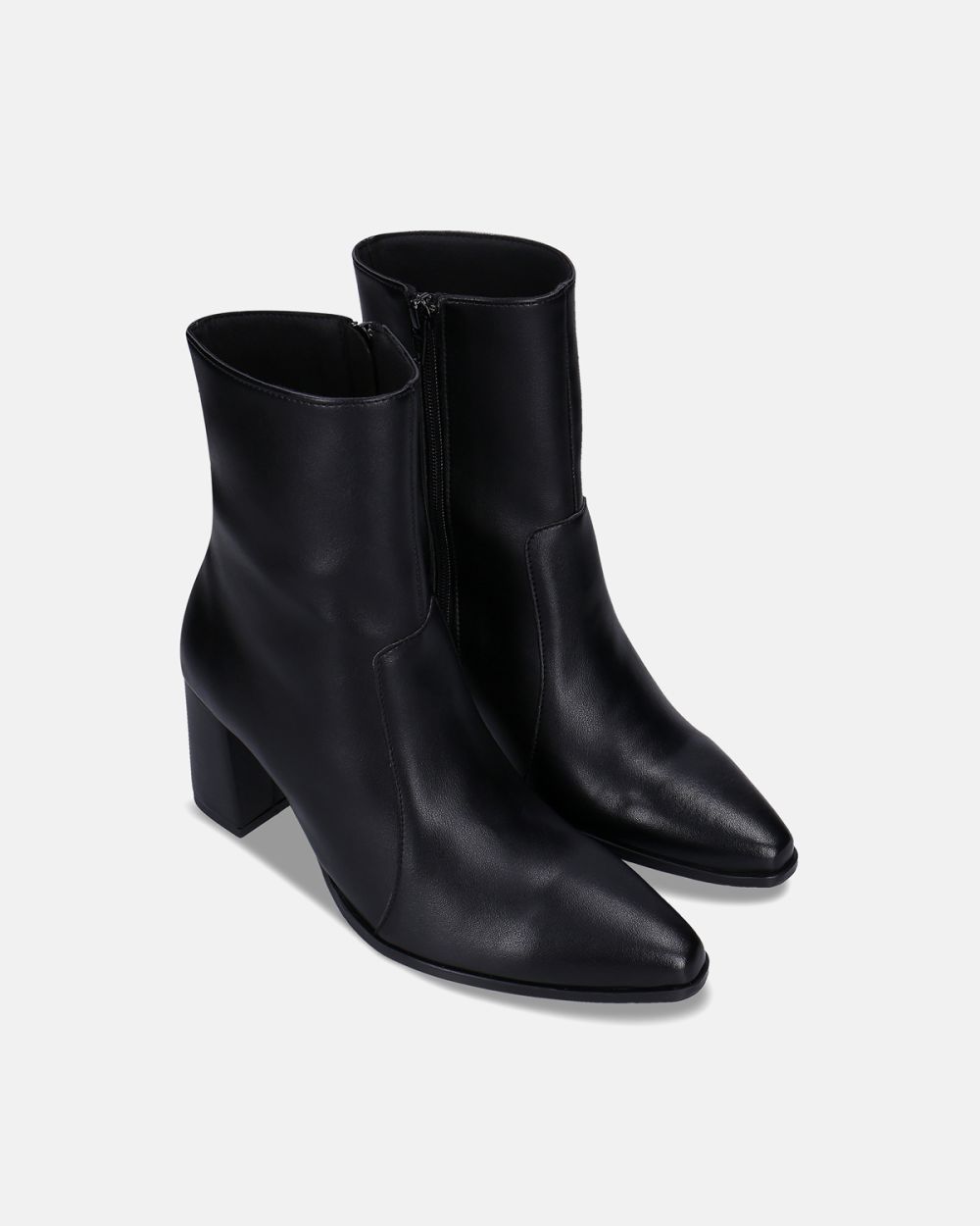 Lydia Black vegan heeled ankle boots