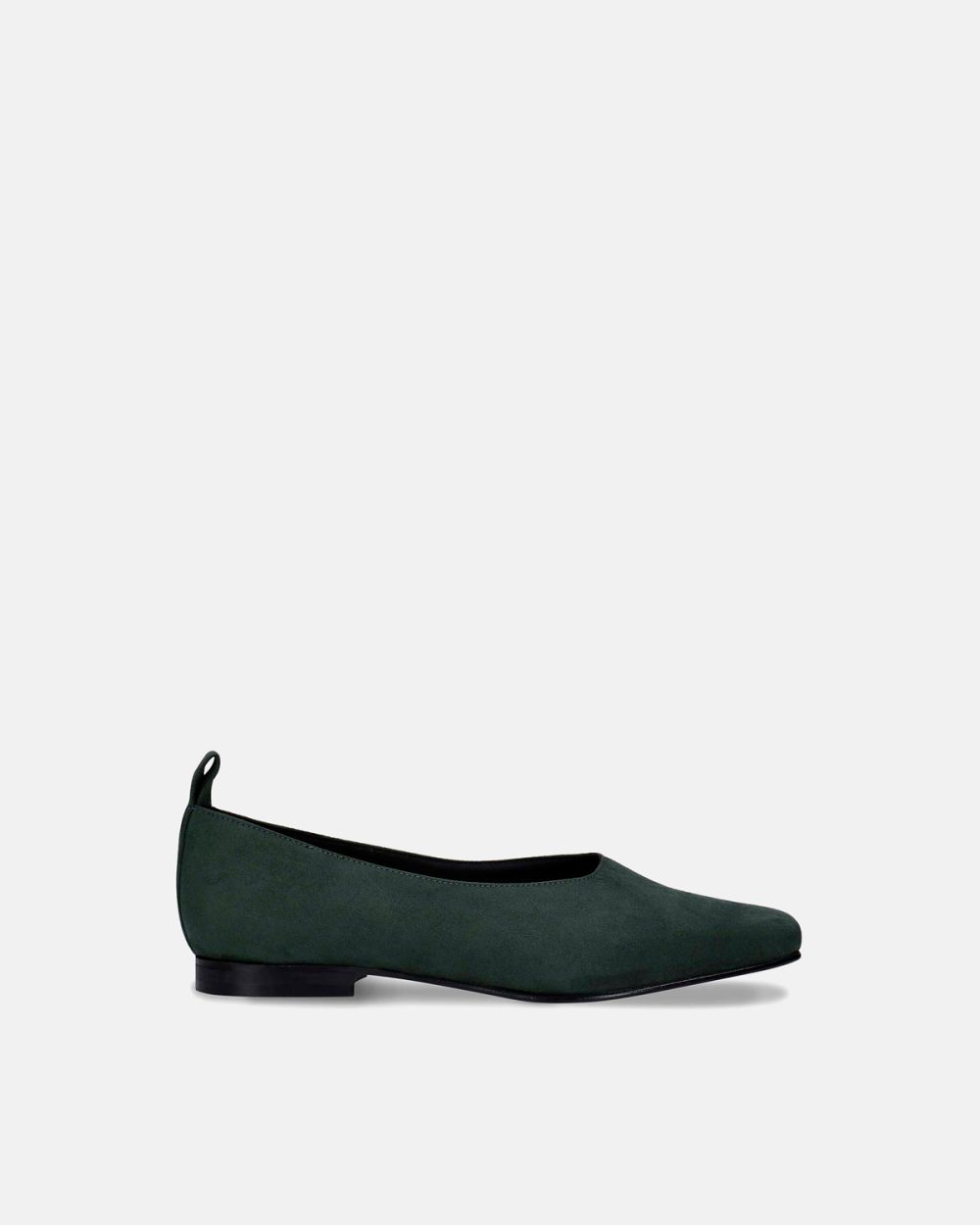 Melita Green vegan ballerina flat heel