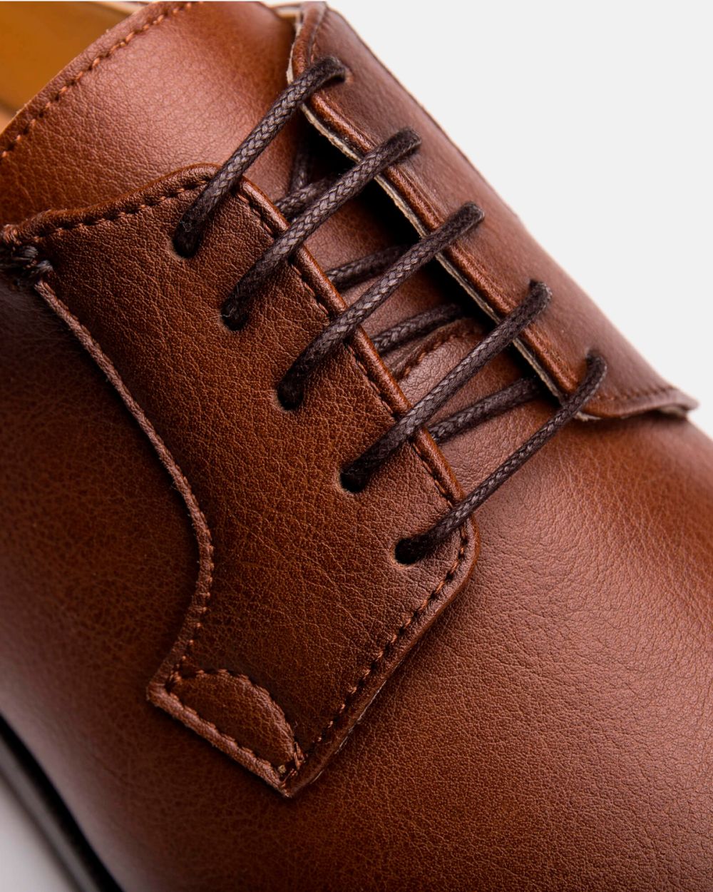 Mikel Brown vegan plain blucher