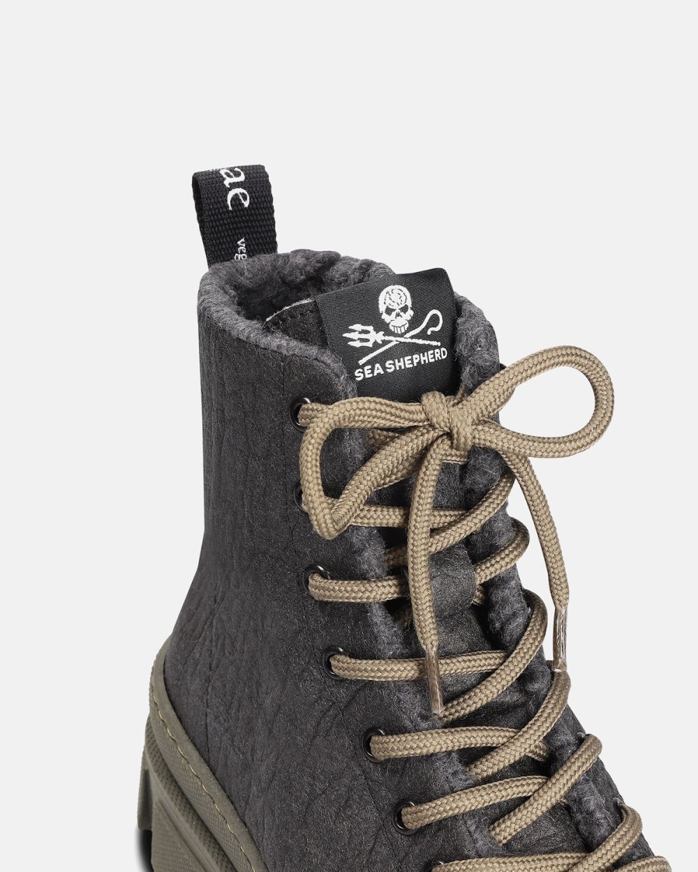 Sea Shepherd vegan cushioned ankle boots