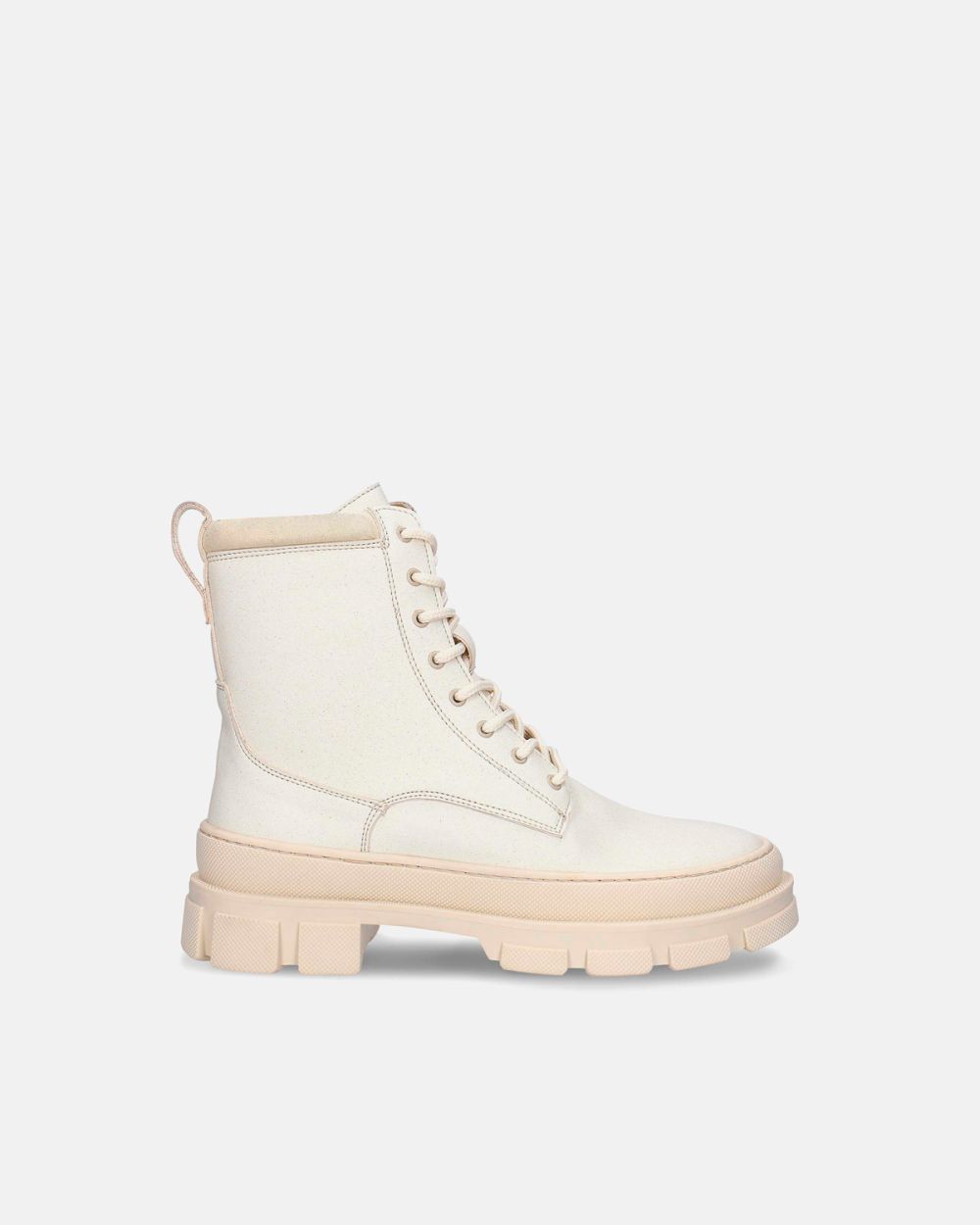 Tea White boots Women zipper chunky