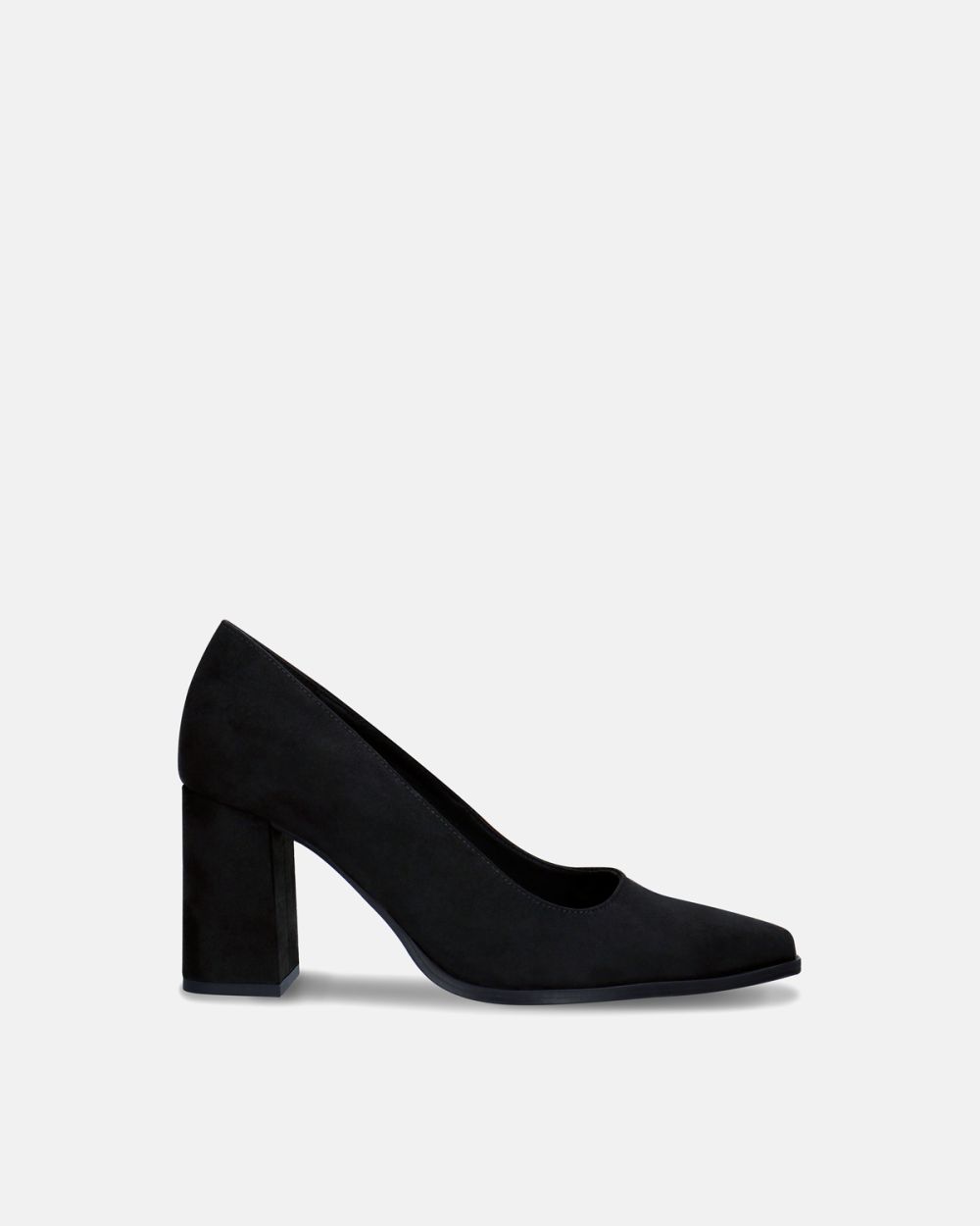 Vane Black vegan Pump Shoes heel