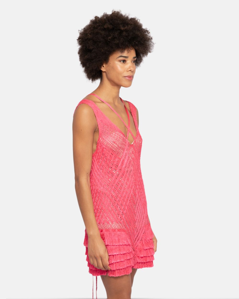 Woven Mini Dress