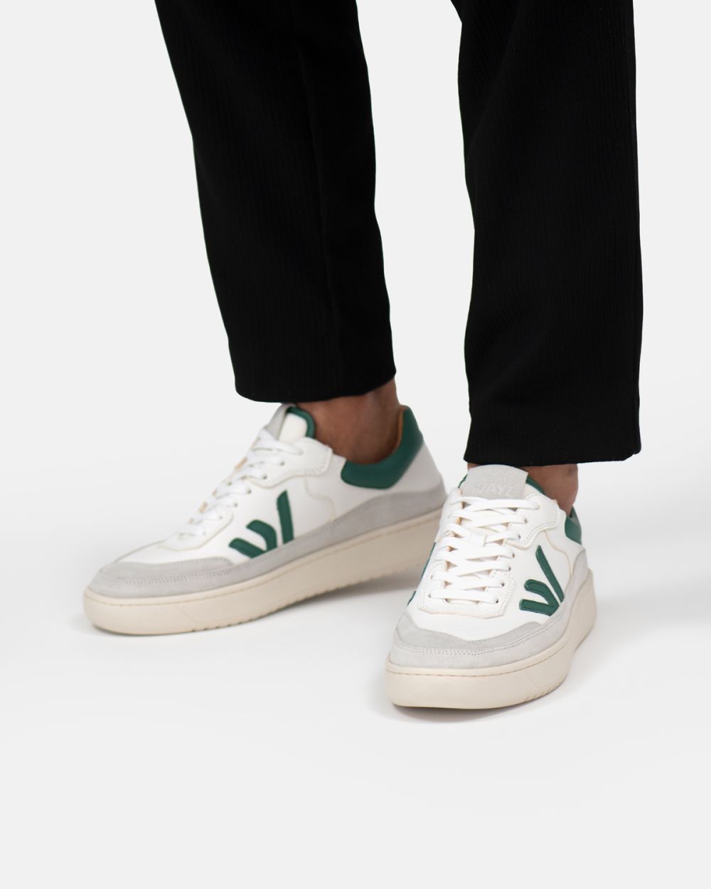 THE MISFIT SNEAKERS - White Grey Green