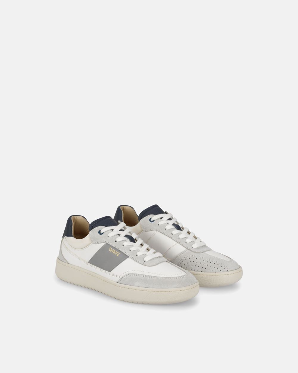 THE SPARK SNEAKERS - White Grey Blue